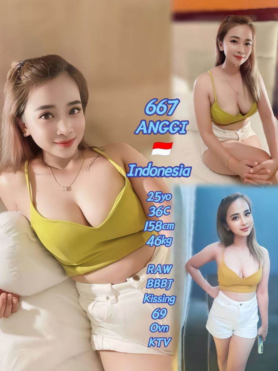 667 ANGGI JB ESCORY CALL GIRL