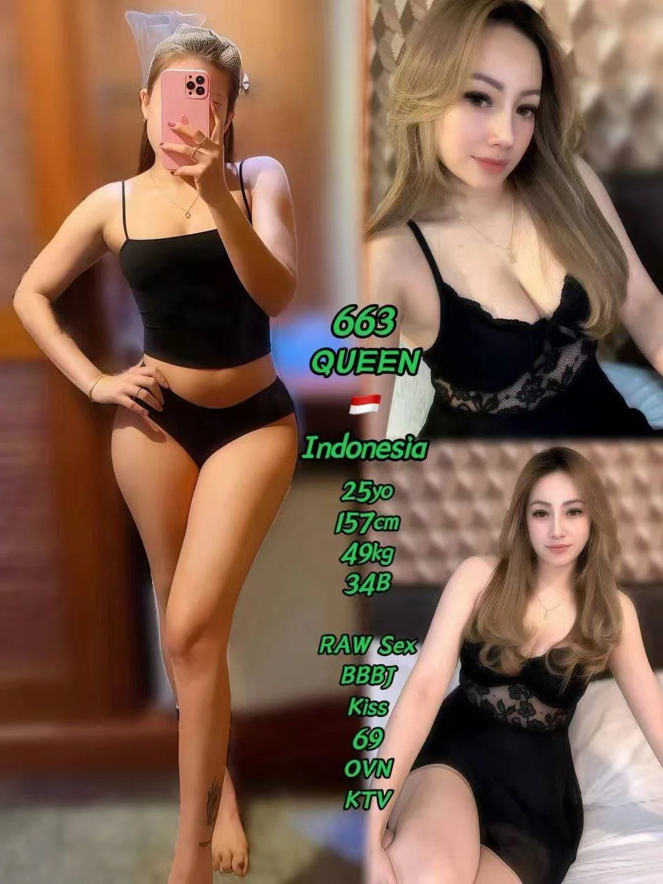 663 QUEEN JB Escort Call Girl