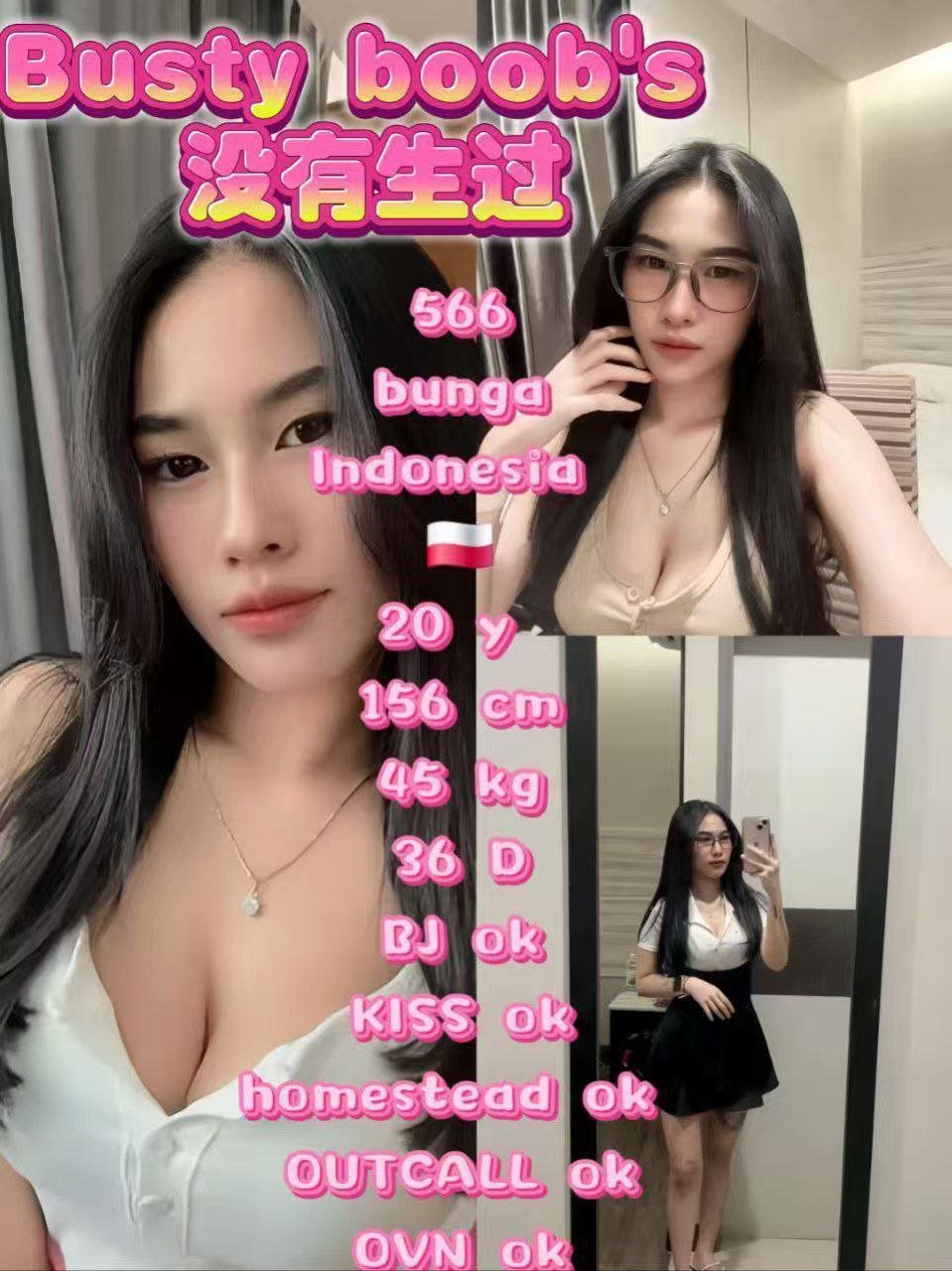 566 BUNGA JB ESCORT CALL GIRL