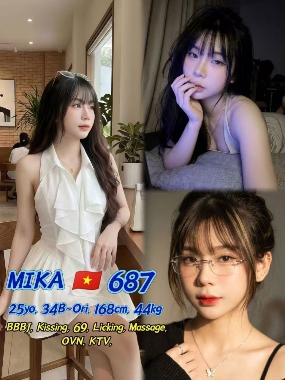 687 MIKA JB ESCORT CALL GIRL